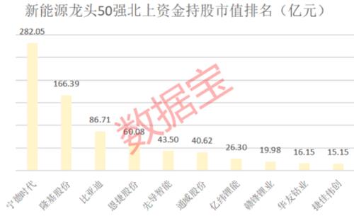 新能源龍頭50強榜單出爐，年內平均漲近91%，北上資金重倉近千億，持續高成長股票揭秘